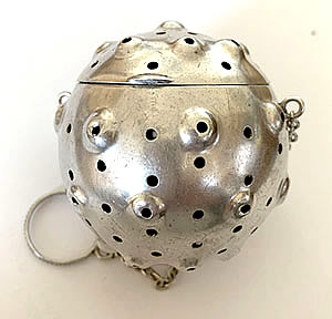Frank Whiting sterling silver tea ball